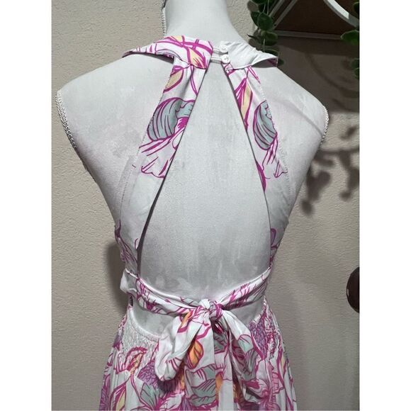 Able the Label for Anthropologie open back floral maxi dress, sz S NWT - Picture 5 of 11